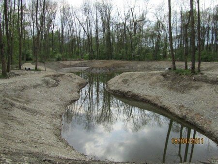 Delo na gradbišču - Sanacija gramozne jame v Lisjakovi strugi 5